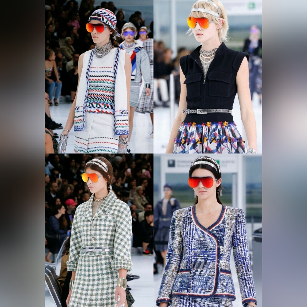 Chanel SS16 Runway Aviator Sunglasses - Picture 2 of 9